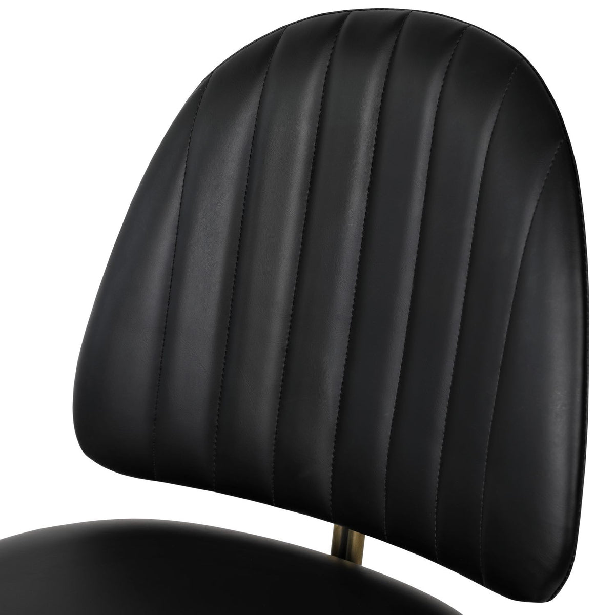 Langham Soft Seat Dining Chair by SohoConcept, showing closeup view of soft seat dining chair.
