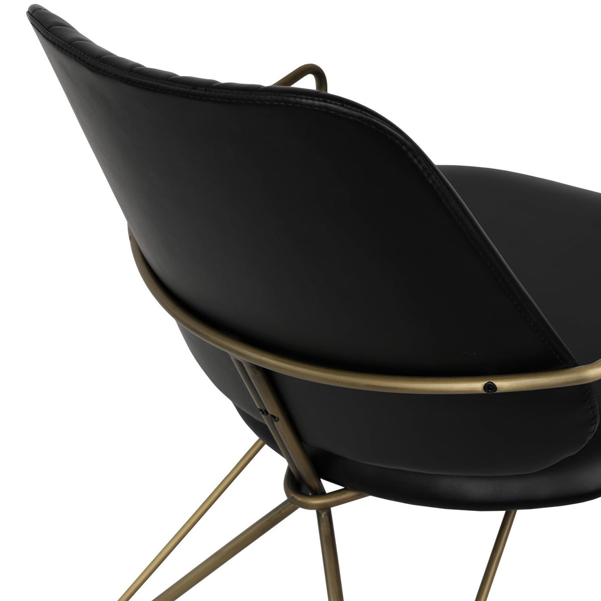 Langham Soft Seat Lounge Chair by SohoConcept, showing closeup view of soft seat lounge chair.
