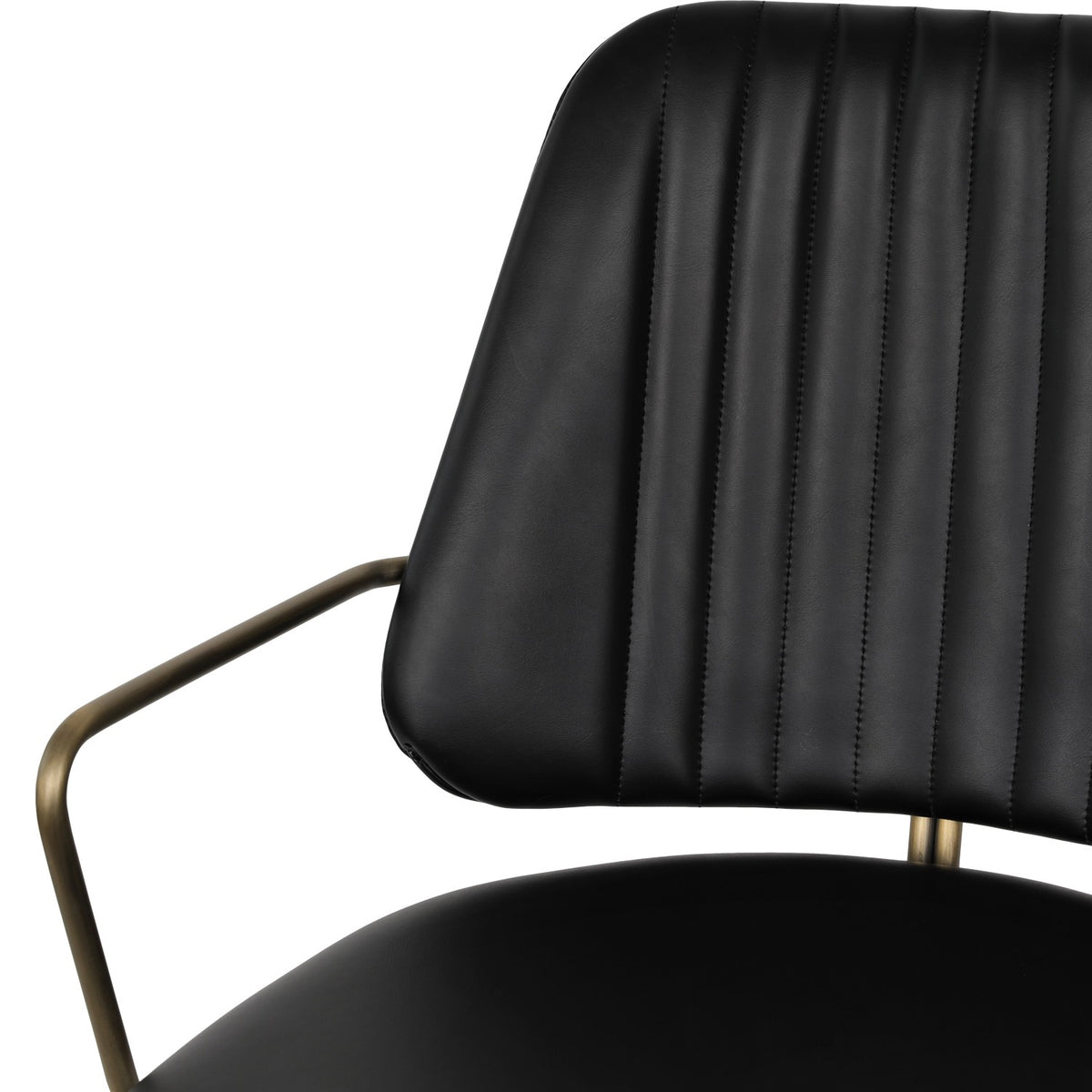 Langham Soft Seat Lounge Chair by SohoConcept, showing closeup view of soft seat lounge chair.