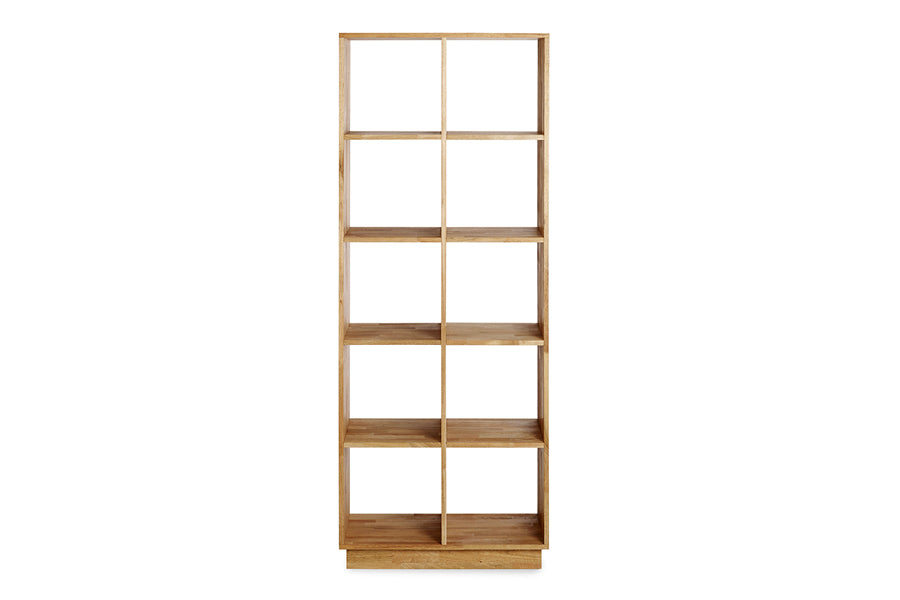 LAX 2x5 Bookcase by MASHstudios, showing front view of the bookcase.