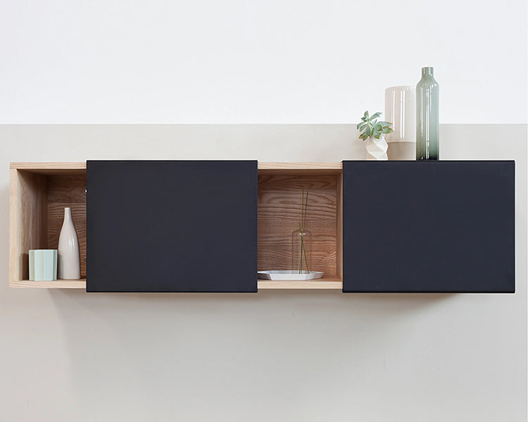 LAX 3x Wall Mounted Shelf by MASHstudios, showing lax 3x wall mounted shelf in live shot.