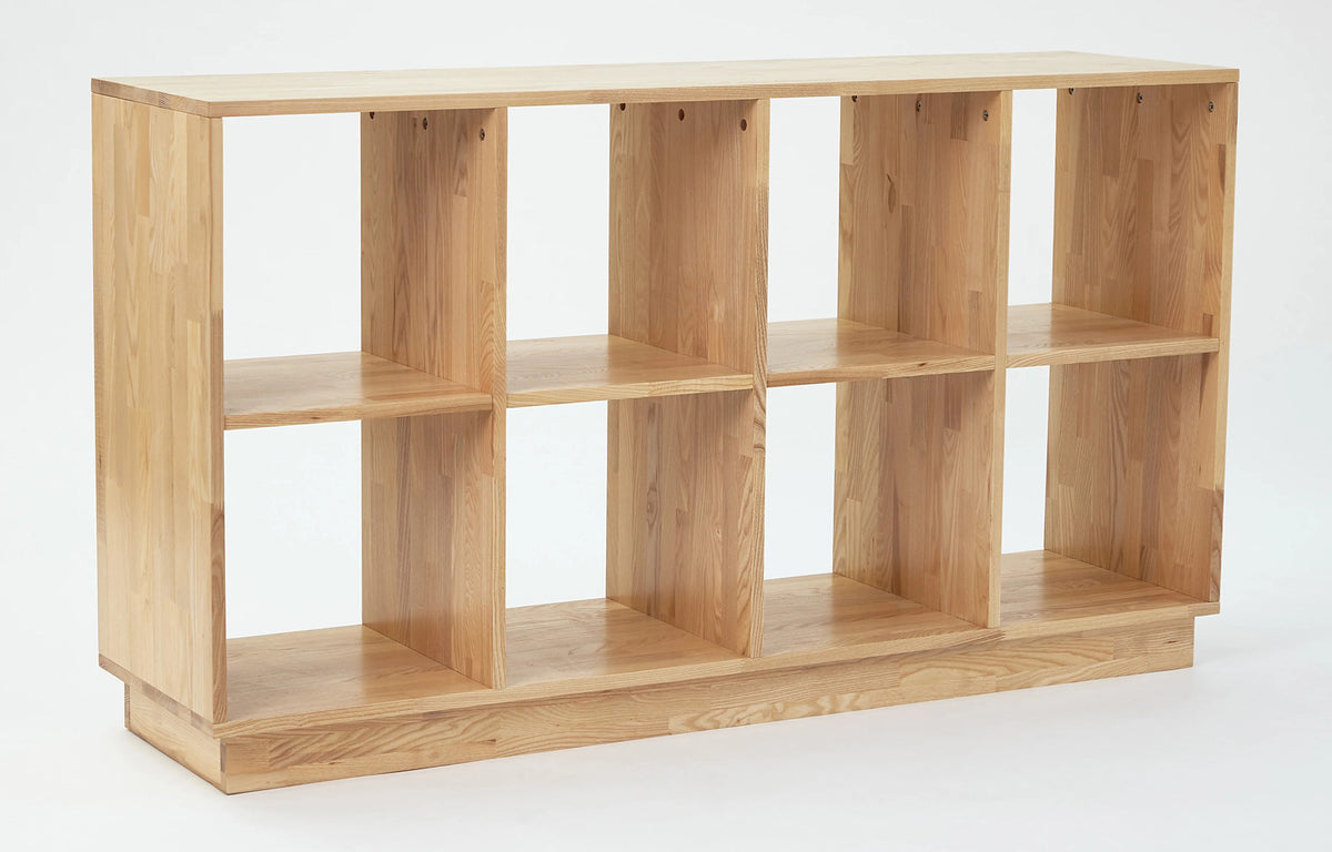 LAX 4x2 Bookcase by MASHstudios - White Ash Wood.
