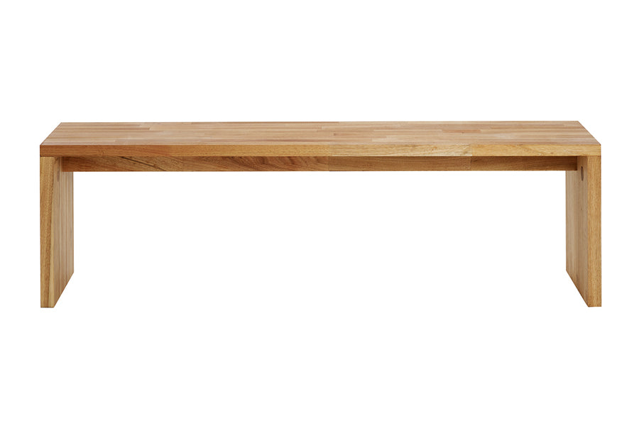 LAX Dining Bench by MASHstudios, showing front view of the bench.