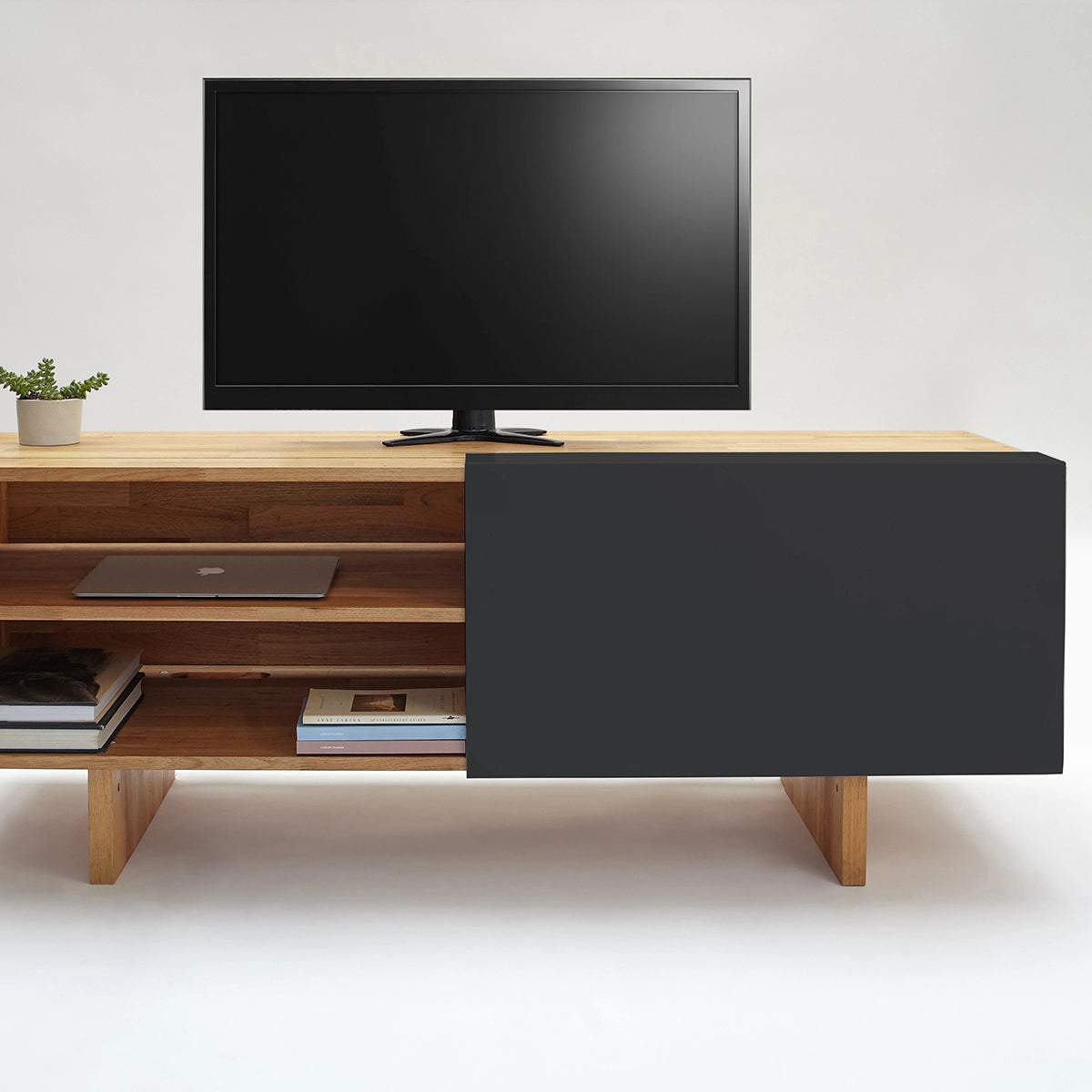 LAX Entertainment Shelf by MASHstudios, showing closeup view of lax entertainment shelf in live shot.