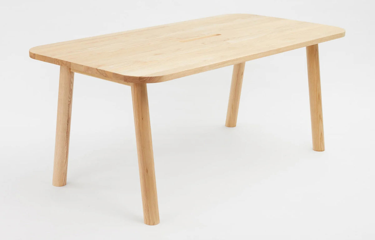 LAX Milk Dining Table by MASHstudios - Solid Ash Wood.