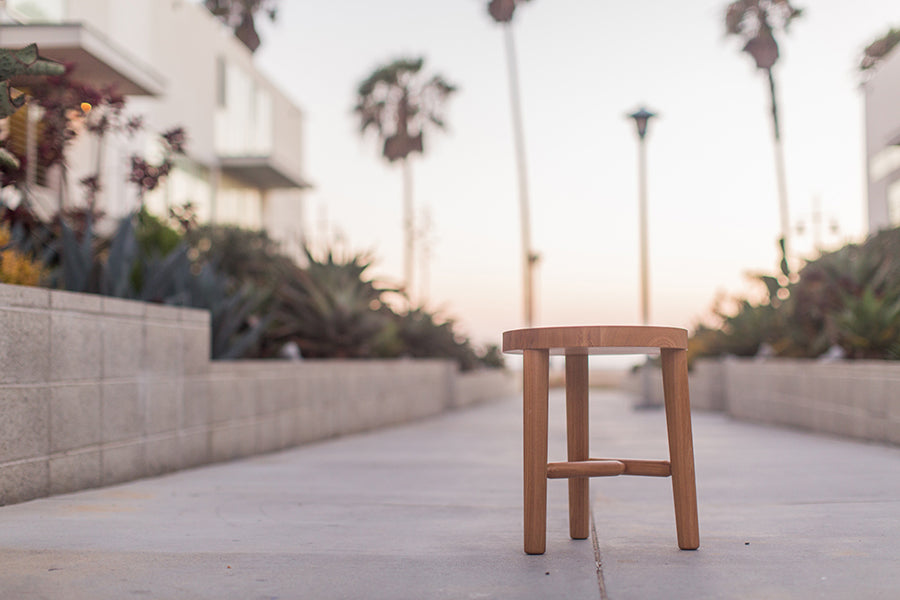 LAX Milking Stool by MASHstudios, live shoot of the stool.