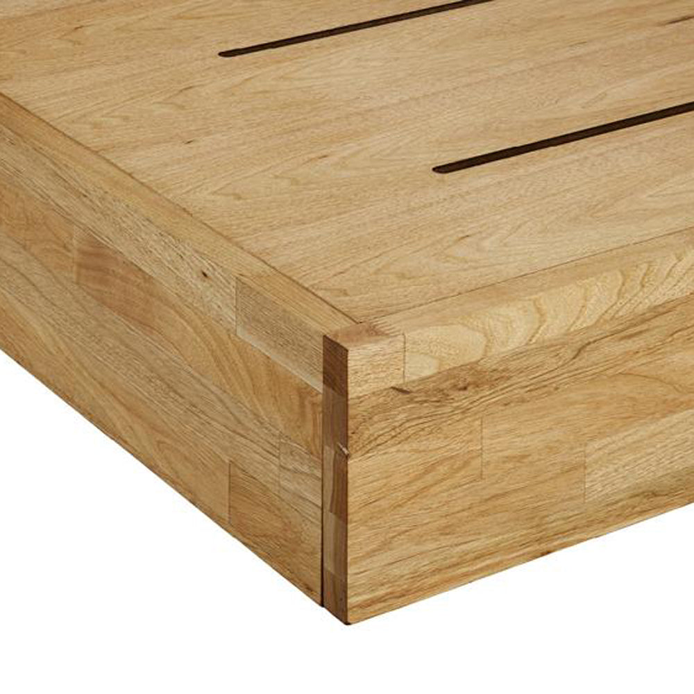 LAX Platform Bed by MASHstudios, closeup of the bed wood.