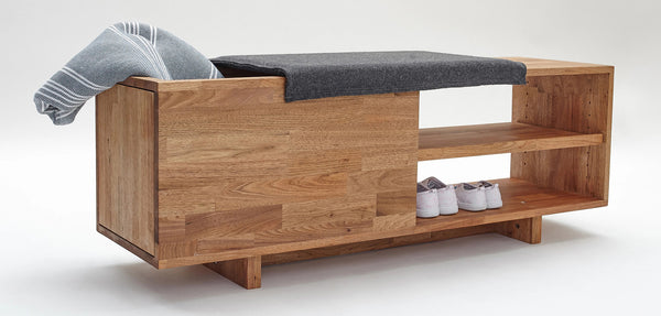 Storage Bench by MASHstudios, showing lax storage bench in live shot.