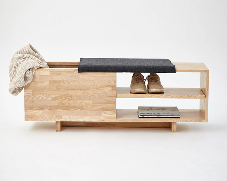 Storage Bench by MASHstudios, showing lax storage bench in live shot.