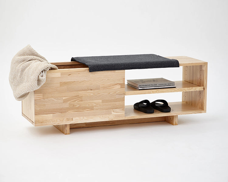 Storage Bench by MASHstudios, showing lax storage bench in live shot.