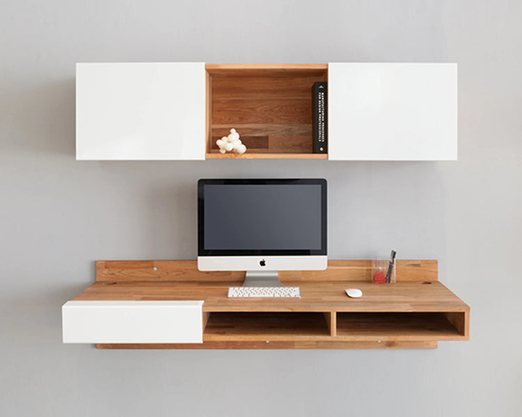 LAX Wall Mounted Desk by MASHstudios, showing lax wall mounted desk in live shot.