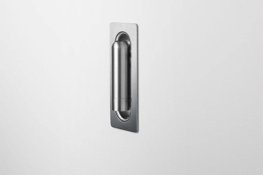 Ledtube RSC Reading Wall Lamp by Marset, showing ledtube rsc reading wall lamp in aluminum.