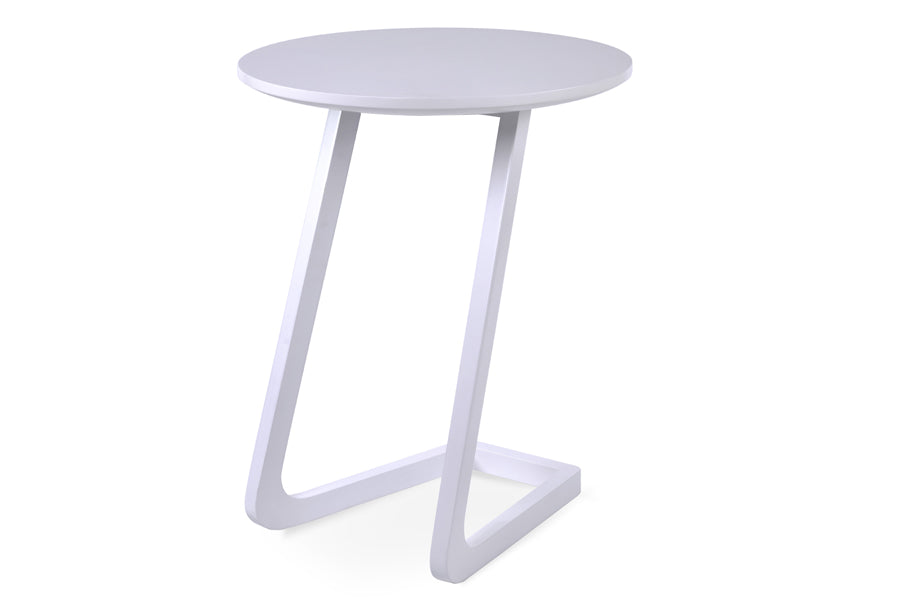 Leslie End Table by SohoConcept, showing angle view of end table.