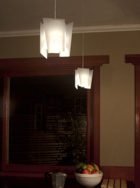 Levis LED Accent Pendant by Cerno, showing levis led accent pendants in live shot.