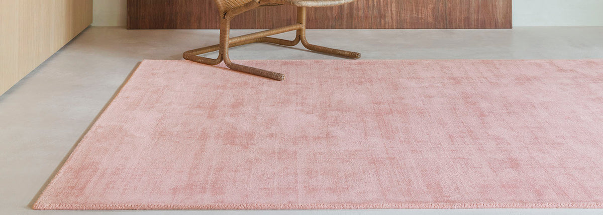 Current Hand Woven Rug by Ligne Pure, showing current hand woven rug in live shot.