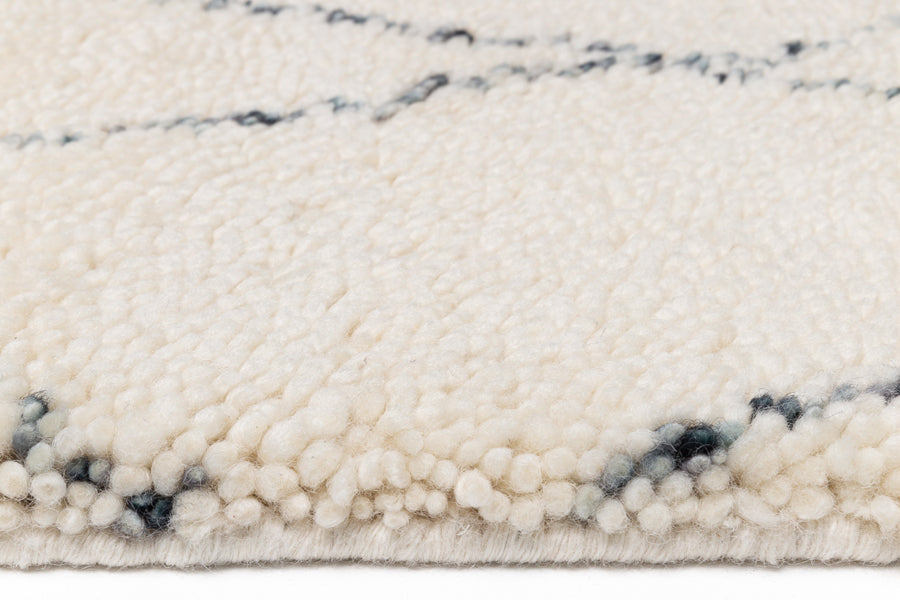 Prime 245.001.100 Hand Knotted Rug by Ligne Pure, showing detail view of prime 245.001.100 hand knotted rug.