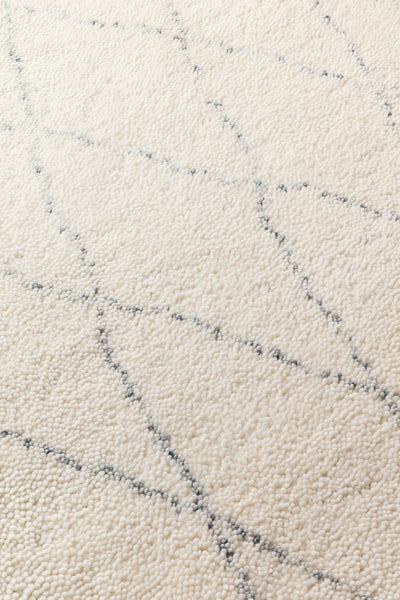 Prime 245.001.100 Hand Knotted Rug by Ligne Pure, showing detail view of prime 245.001.100 hand knotted rug.