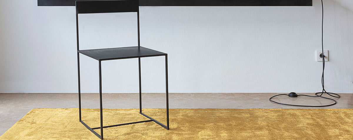 Glow Hand Woven Rug by Ligne Pure, showing glow hand woven rug in live shot.