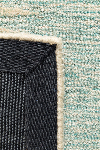 Static 204.001.500 Hand Tufted Rug by Ligne Pure, showing detail view of static 204.001.500 hand tufted rug.