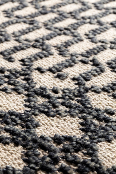 Switch 237.001.900 Hand Knotted Rug by Ligne Pure, showing detail view of switch 237.001.900 hand knotted rug.