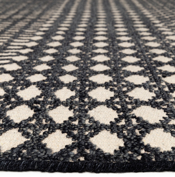 Switch 237.001.900 Hand Knotted Rug by Ligne Pure, showing detail view of switch 237.001.900 hand knotted rug.
