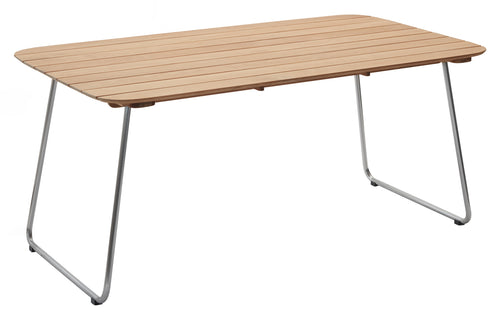 Lilium Teak Table by Skagerak - Teak / Stainless Steel.