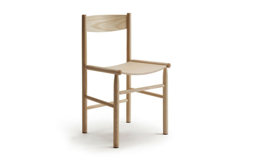 Linea Akademia Dining Chair by Nikari - Lacquer Ash, No Upholstery.