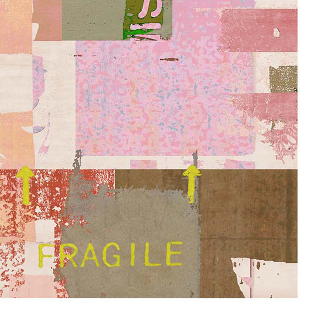 Locate Varesino LO100 Rug by Second Studio, showing closeup view of locate vareshino lo100 rug by second studio in multicolors.