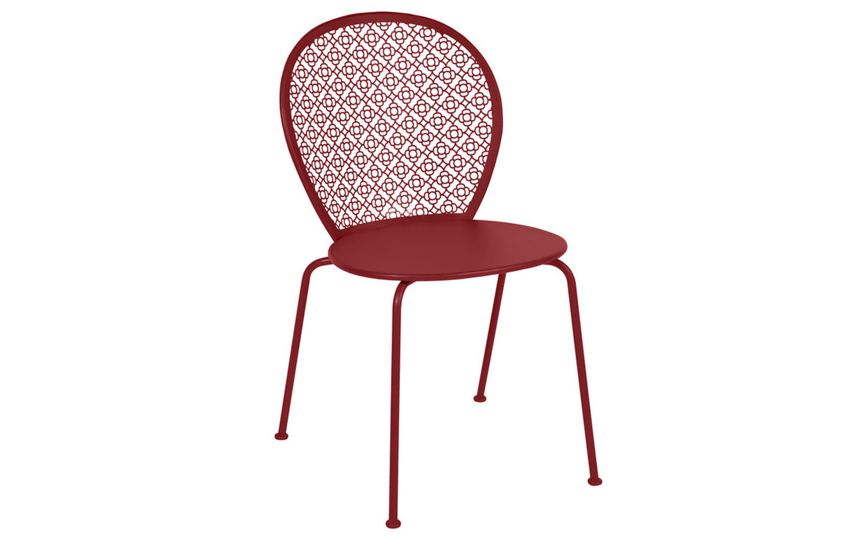Lorette Side Chair by Fermob - Chili Red.