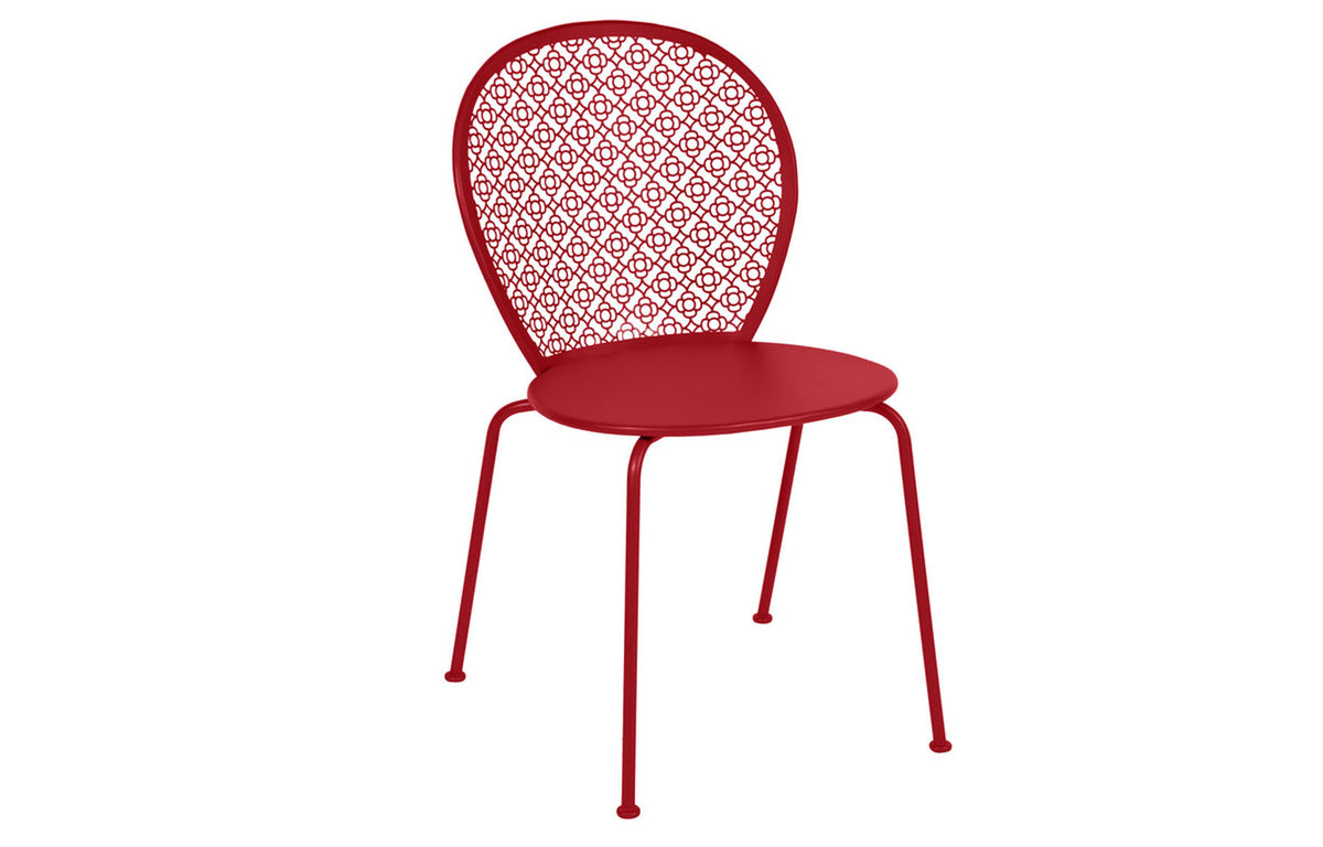 Lorette Side Chair by Fermob - Poppy Red.