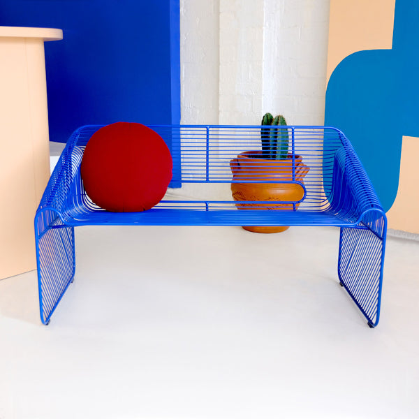 Love Seat by Bend, showing love seat in live shot.
