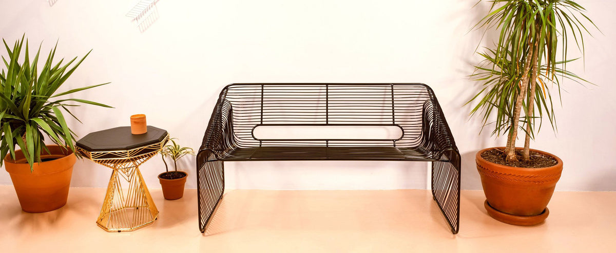 Love Seat by Bend, showing love seat in live shot.