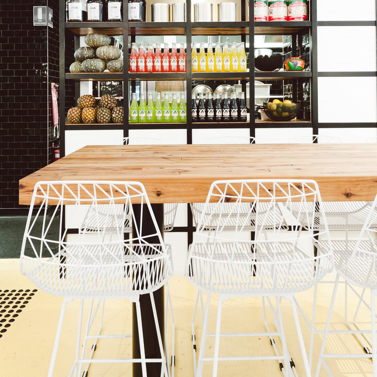 Lucy Counter Stool by Bend, showing lucy counter stools in live shot.