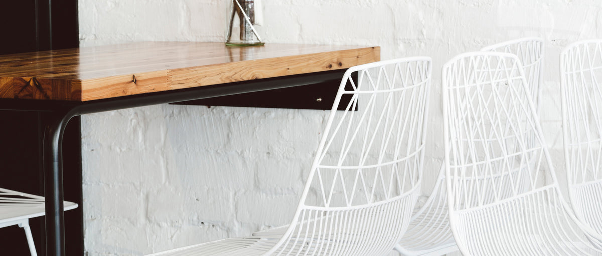 Lucy Counter Stool by Bend, showing lucy counter stools in live shot.