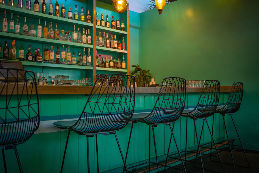 Lucy Counter Stool by Bend, showing lucy counter stools in live shot.