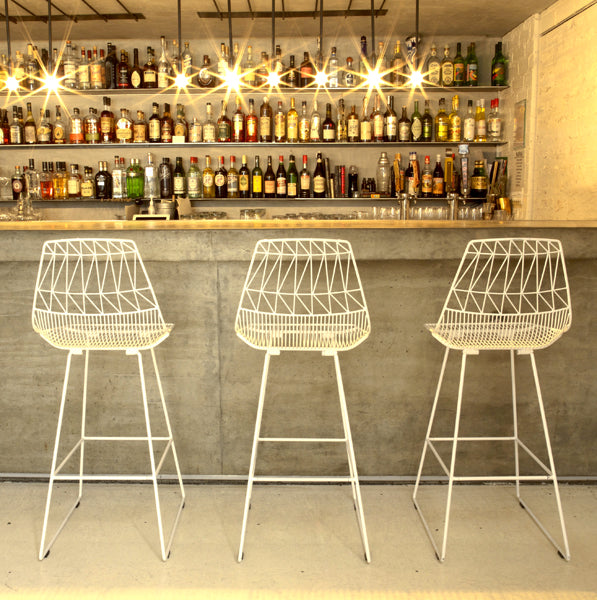 Lucy Counter Stool by Bend, showing lucy counter stools in live shot.