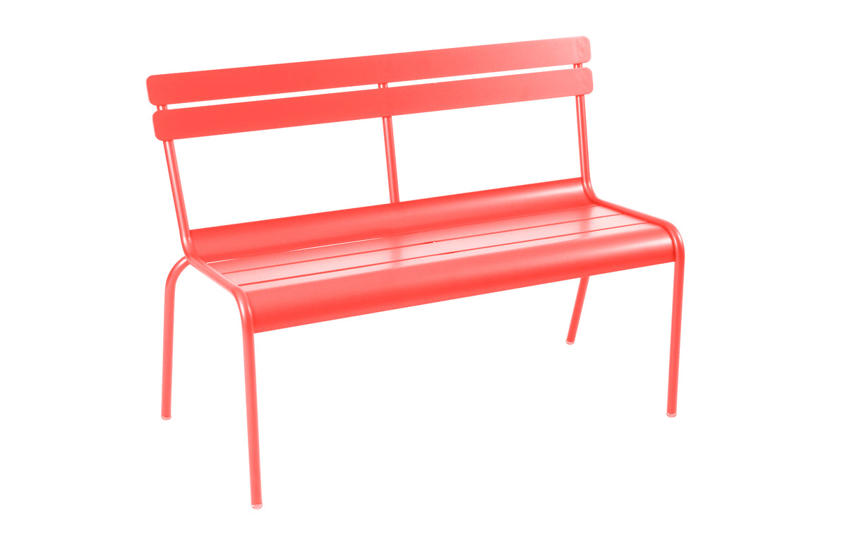 Luxembourg 2 Seater Bench by Fermob - Capucine (matte textured)