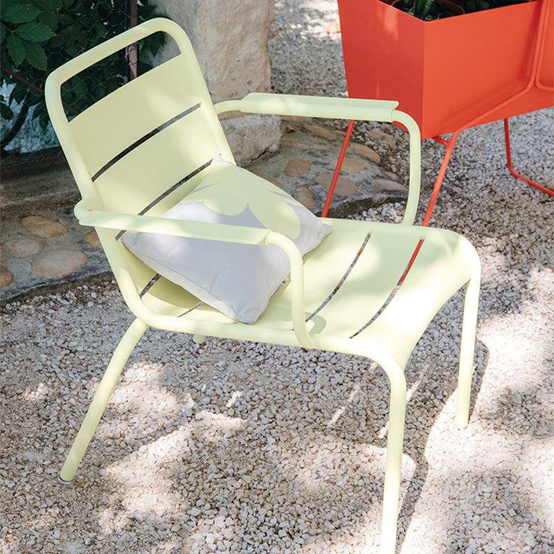 Luxembourg Lounge Armchair by Fermob, showing luxembourg lounge armchair in the live shot.