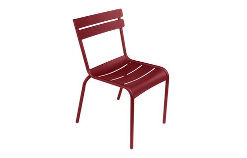 Luxembourg Stacking Side Chair by Fermob - Chili (matte textured)