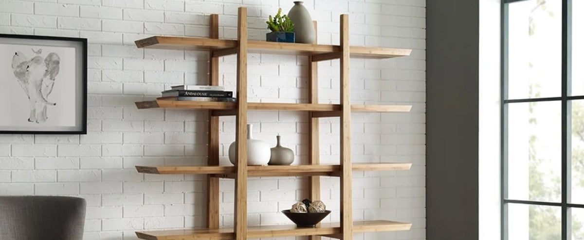 Magnolia Shelf by Greenington, showing magnolia shelf in live shot.