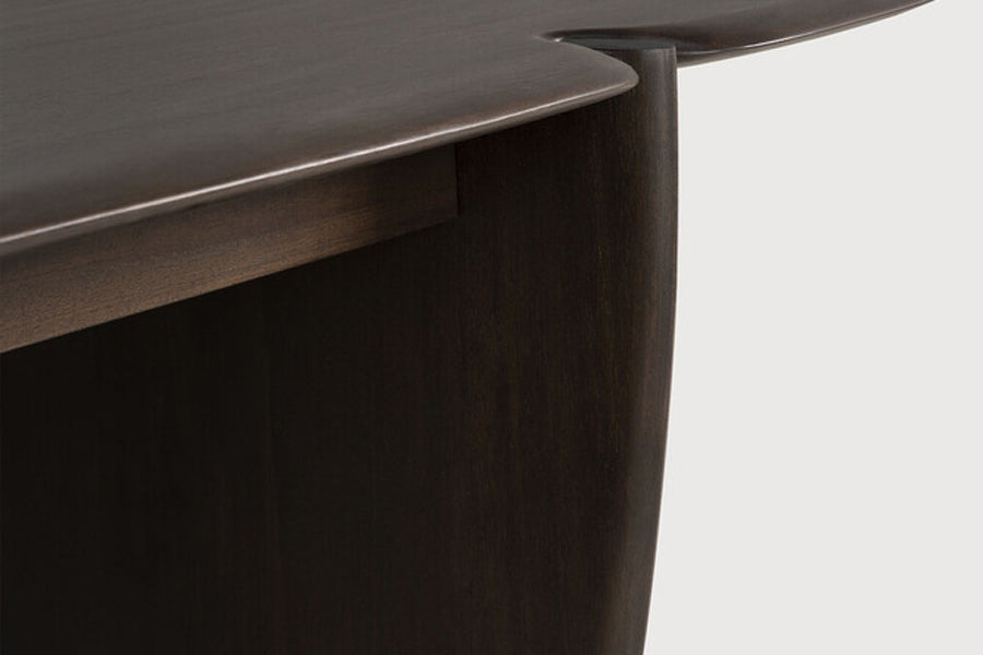 PI Coffee Table by Ethnicraft, showing closeup view of pi coffee table.