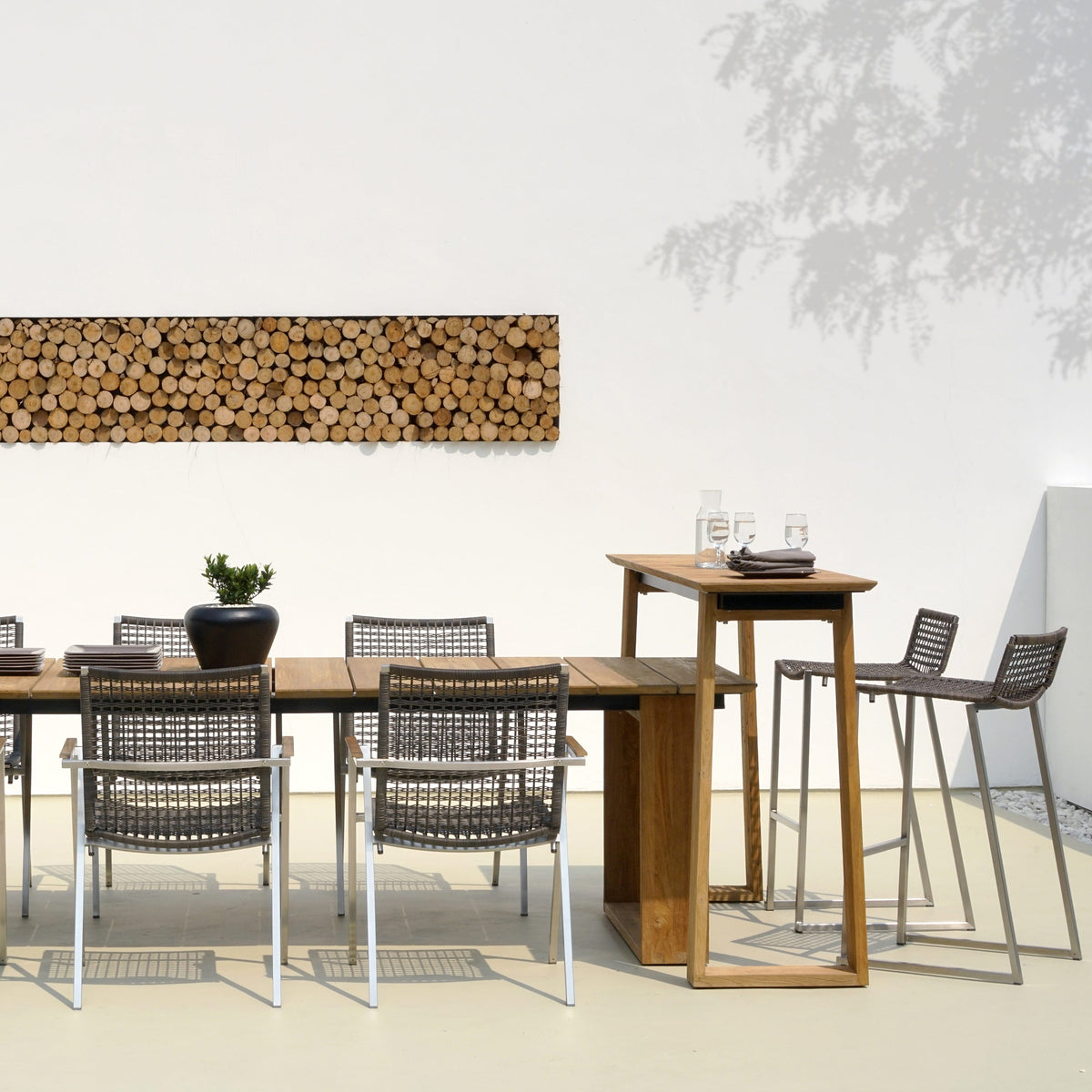 Big Daddy Window Bar Table by Mamagreen, showing big daddy window bar table in live shot.