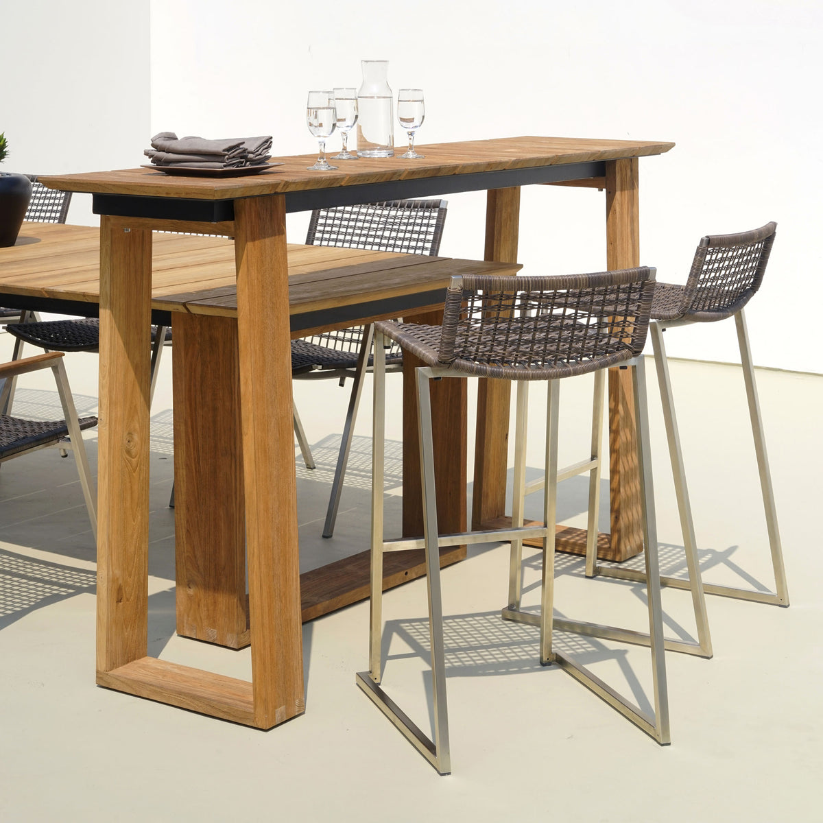 Big Daddy Window Bar Table by Mamagreen, showing big daddy window bar table in live shot.