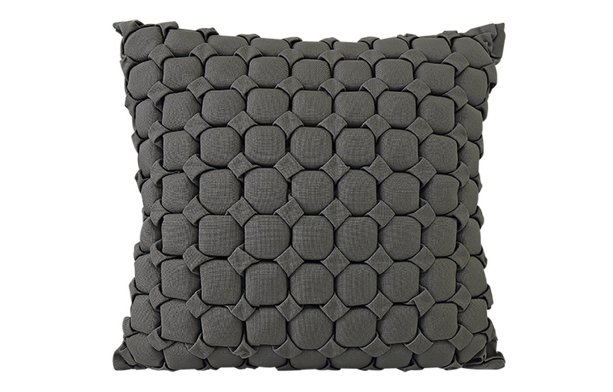 Bee Pillows by Mamagreen - 23.5″ x 23.5″, Stone Olefin Cushion.