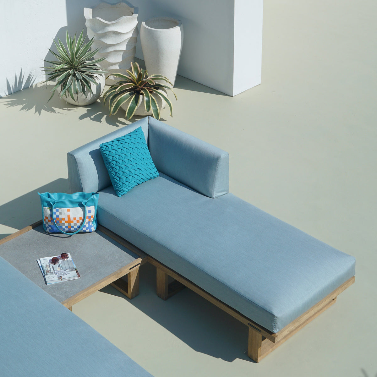 Loop Pillows by Mamagreen, showing loop pillows in live shot.