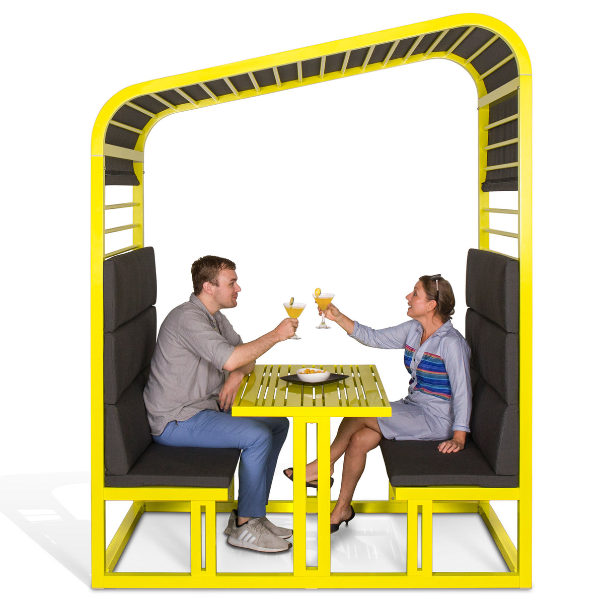 Sombrero Dining Booth by Mamagreen, showing sombrero dining booth in live shot.