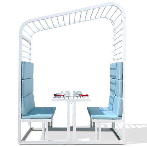 Sombrero Dining Booth by Mamagreen, showing sombrero dining booth in live shot.