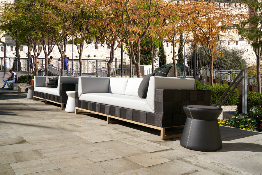 Stizzy HPL Side Table by Mamagreen, showing stizzy hpl side tables in live shot.