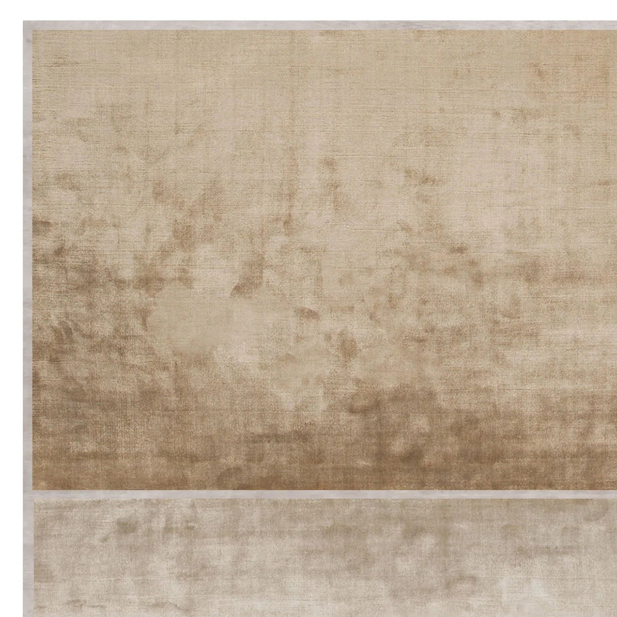 Marano Di Napoli MI100 Rug by Second Studio, showing closeup view of marano di napoli mi100 rug by second studio in golden brown.