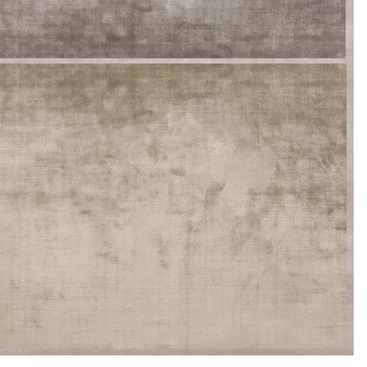 Marano Equo MO100 Rug by Second Studio, showing closeup view of marano equo mo100 rug by second studio in greige.